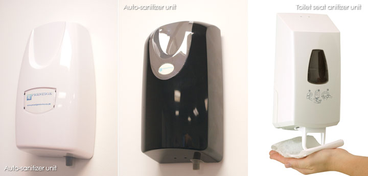 Auto sanitizer units.